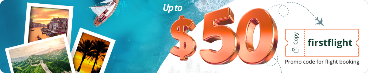 Flight promo banner